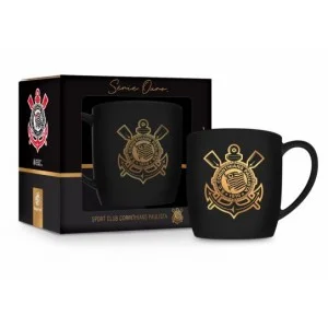 Caneca Porcelana Urban 360ml Corinthians Serie Ouro - Image 2