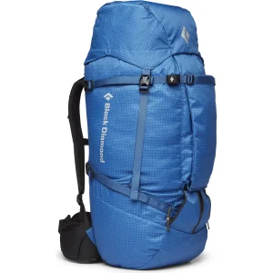 Mochila Mission 75 Preto Diamante Azul