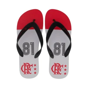 Chinelo do Flamengo Manto 81 Branco