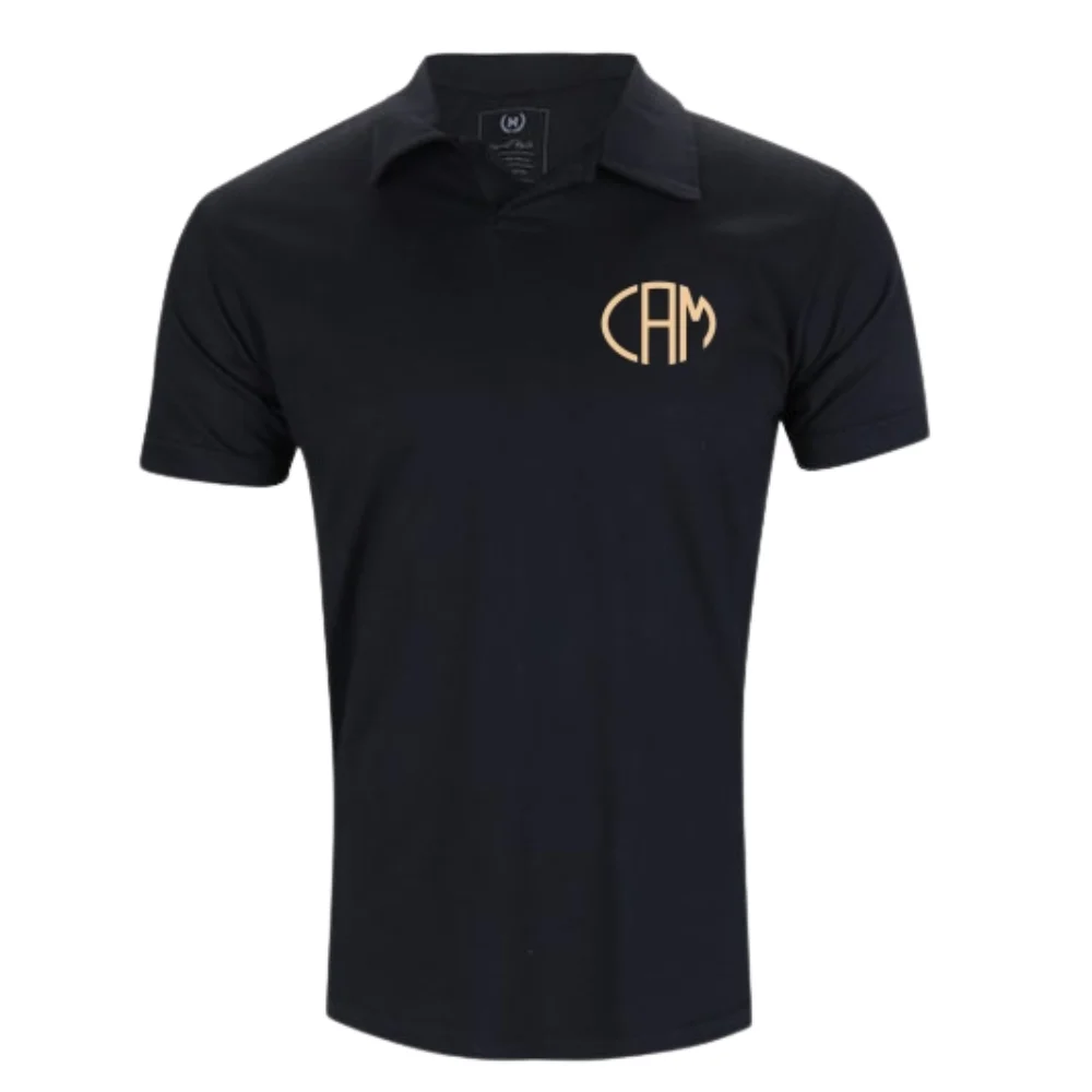 Camisa Retrô Atlético Mineiro Polo Gold - Image 2