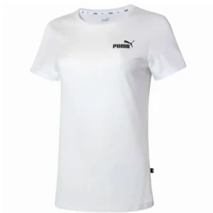 Camisa Puma Essential Small Logo Feminina Branca
