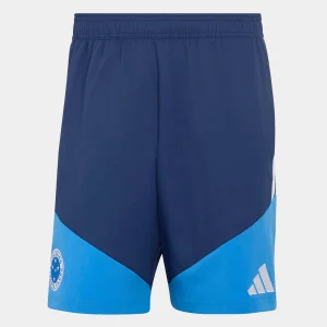 Shorts Cruzeiro 2026 Viagem Adidas Masculino  Azul