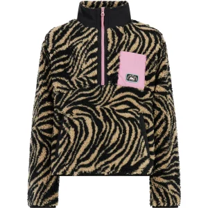 Polar Denica Jr 1/4 Zip Top Ativo Protest Castanho