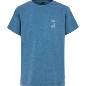 T-shirt infantil azul de protesto Prtkevan Jr.