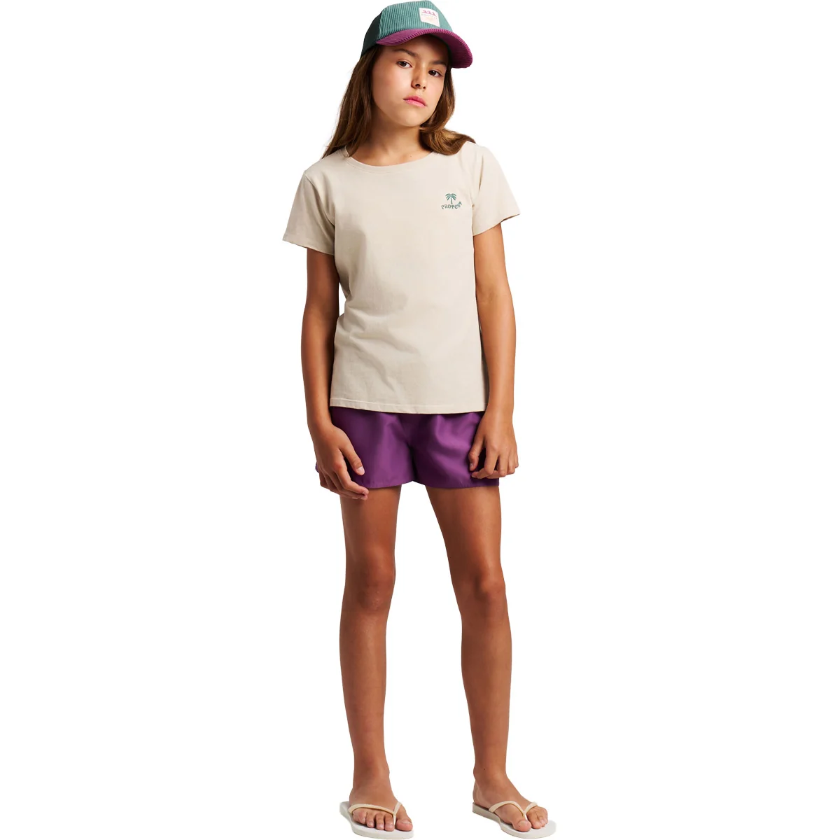 T-Shirt Júnior G Roxo Protest Branco - Image 4