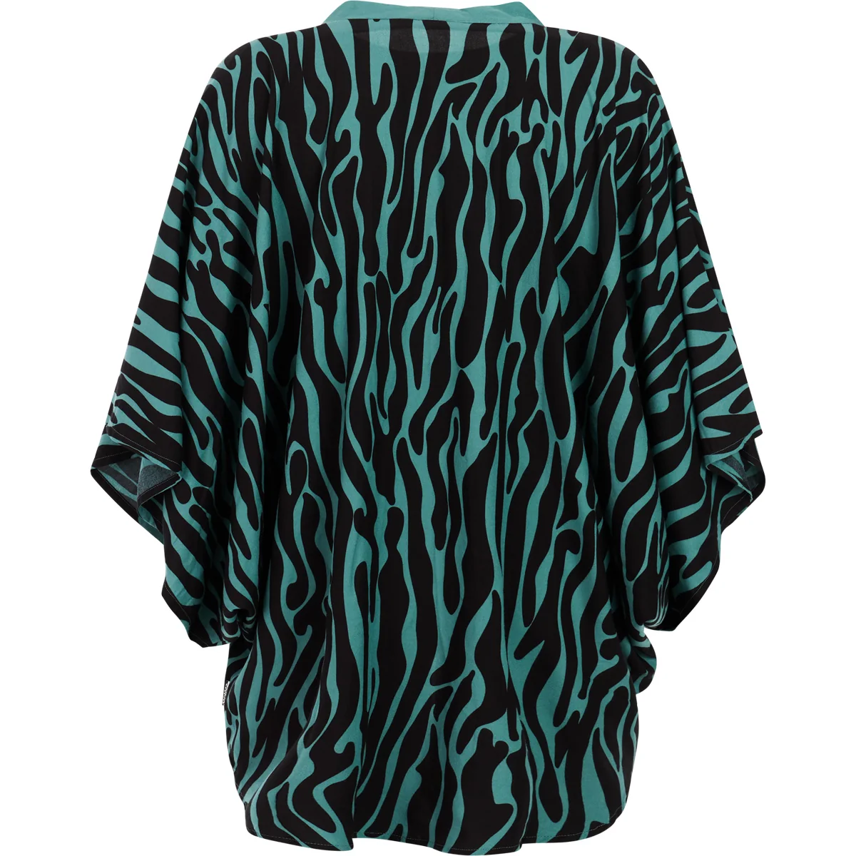 T-shirt Mulher W Fade Kimono Protest Preto - Image 3