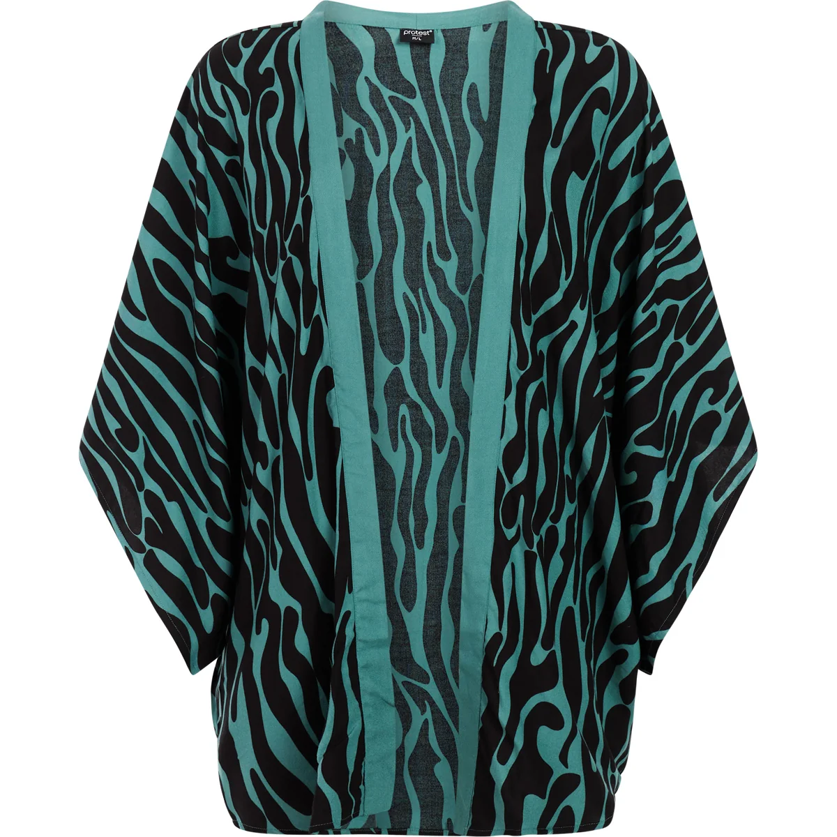 T-shirt Mulher W Fade Kimono Protest Preto - Image 2