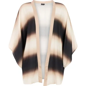 Camisa Mulher W Fade Kimono Protest Castanho
