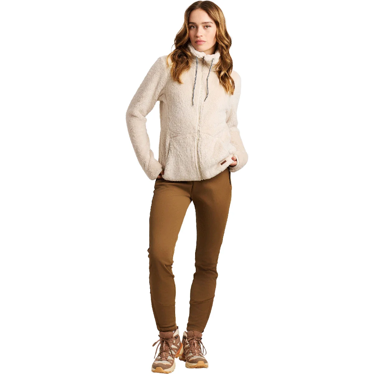 Polar Mujer W Riri Full Zip Top Protest Blanco - Image 6
