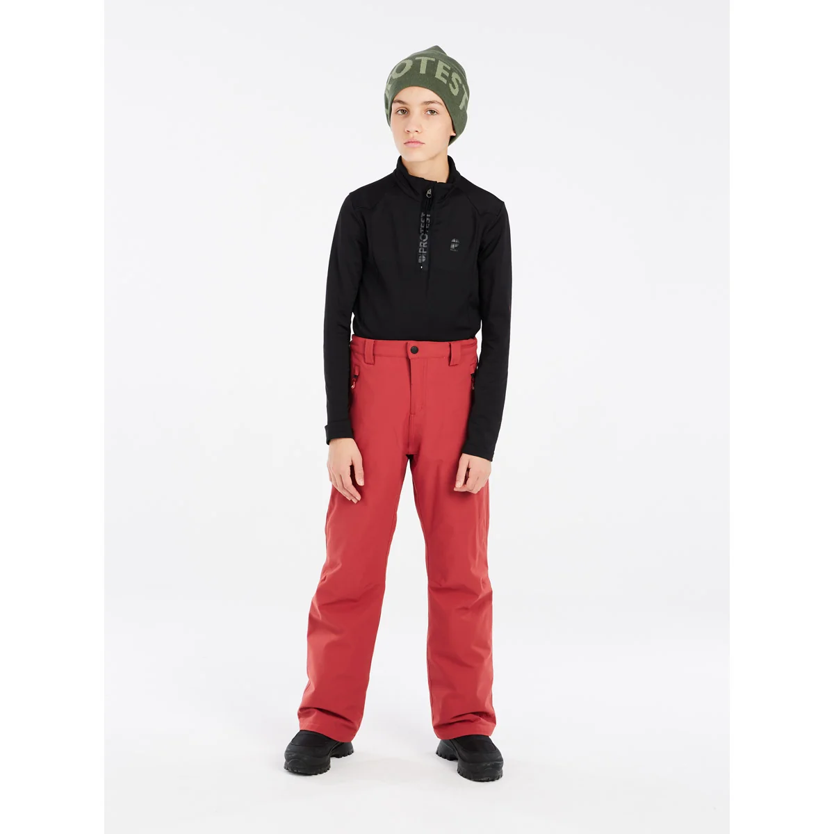 Prtsterio Jr Snowpants Protest Calça Infantil Vermelha - Image 7