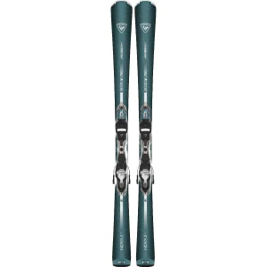 Esquis femininos Nova 8 Xp11 Rossignol com amarração