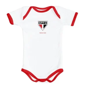 Body São Paulo Branco Torcida Baby