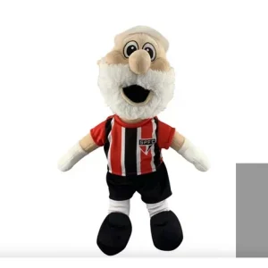 Pelúcia Mascote Santo Paulo Camiseta Listrada