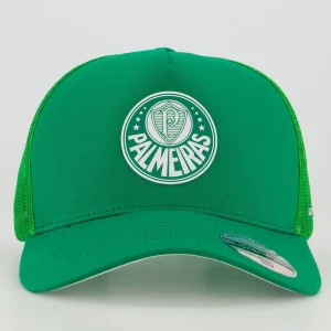 Boné Palmeiras Trucker Verde Supercap