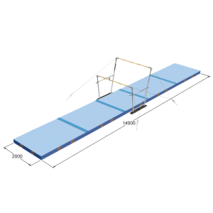 Conjunto colchões para Paralelas assimétricas