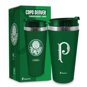 Copo Denver Emborrachado Palmeiras 450ml