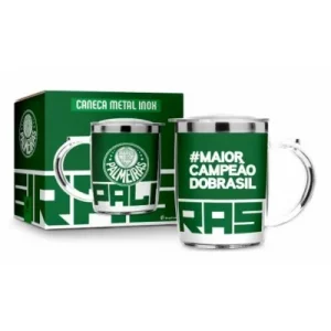 CANECA PLÁST. INOX MASTER 450ML TIMES – PALMEIRAS