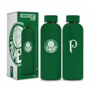 Garrafa Térmica Grip 500ML Emborrachado Palmeiras