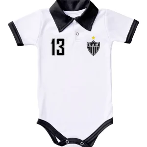 Body Atlético Mineiro Gola Polo Torcida Baby